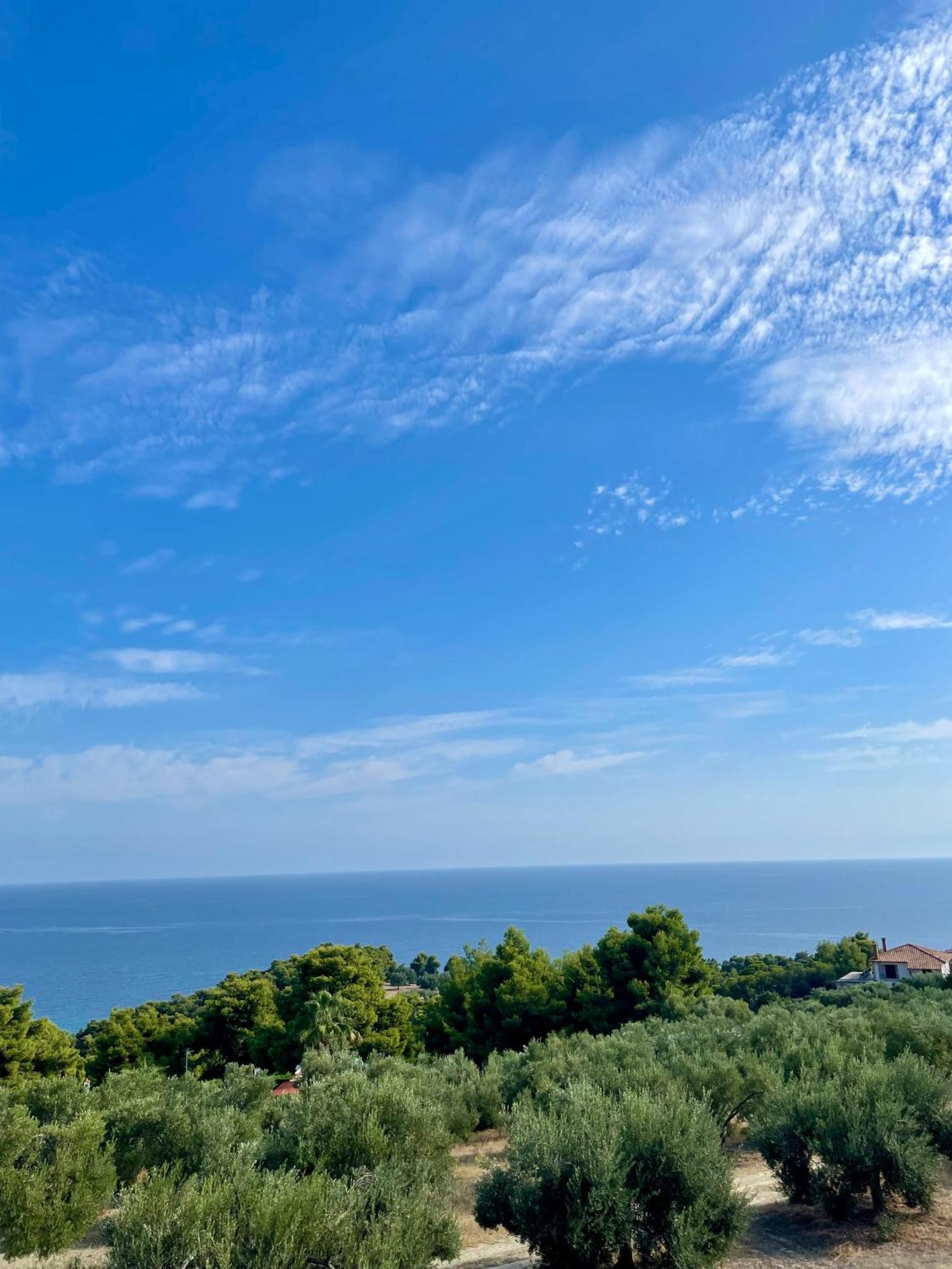 Summer House With Amazing View Посіді Екстер'єр фото
